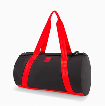 Puma X Vogue Duffle,puma BlacK-Fierry Red