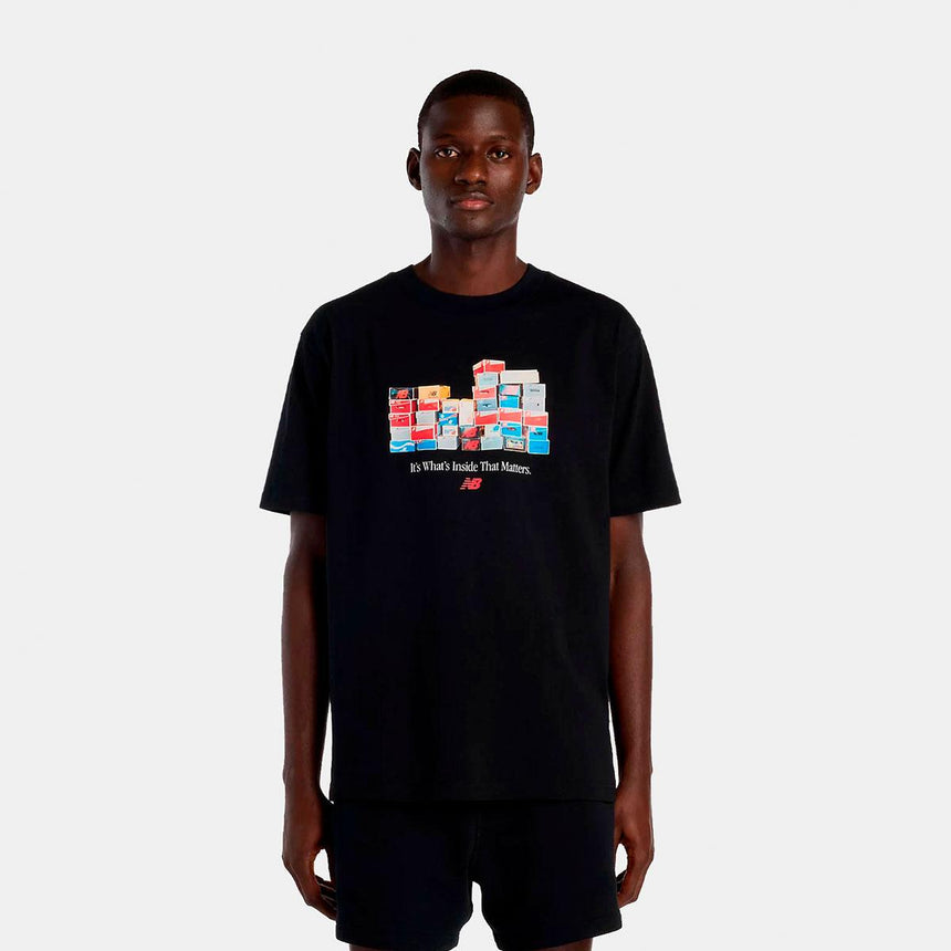 Camiseta New Balance Boxes Para Hombre