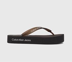 Calvin Klein Beach Sandal Flatform Logo