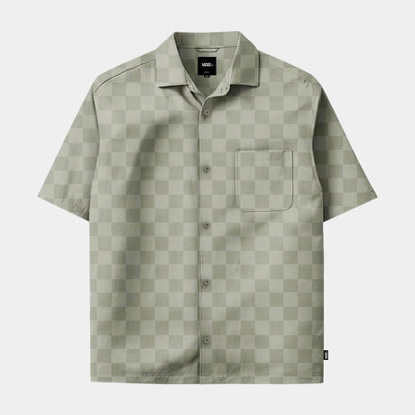 Camisa Vans Van Doren Tencel Check Camp Ss Shirt Para Hombre