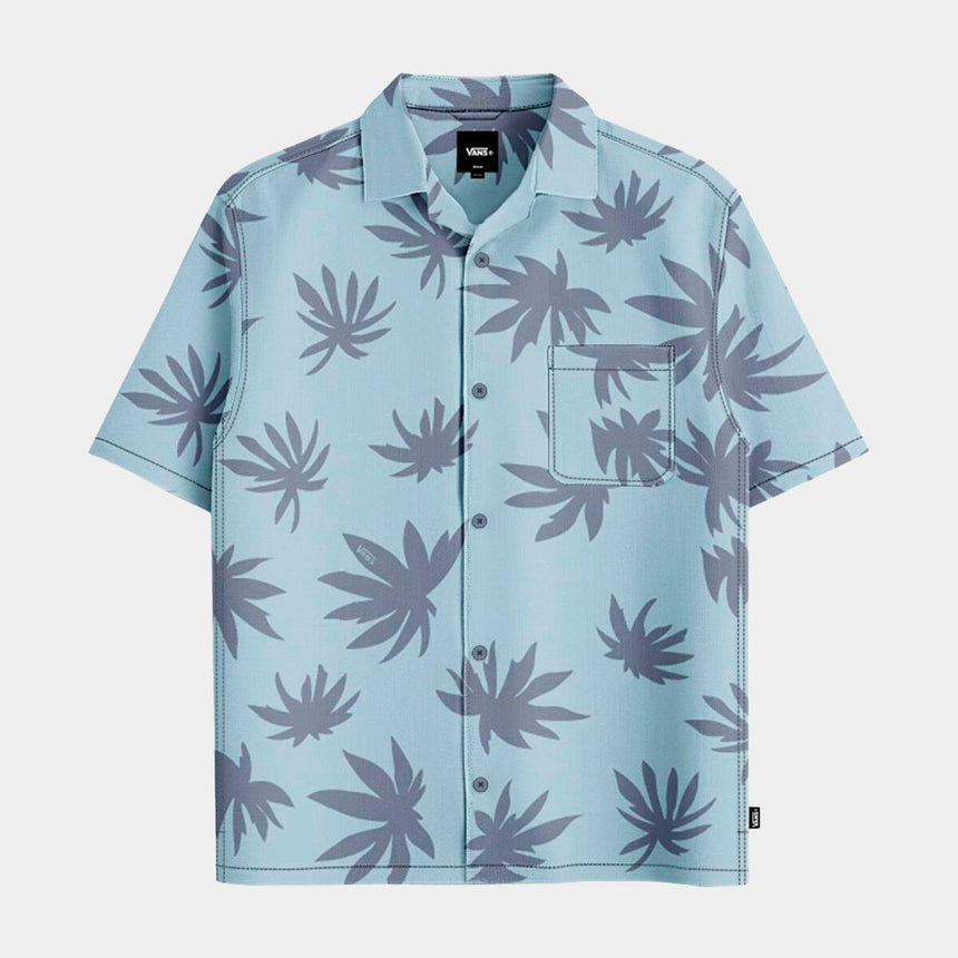 Camisa Vans Van Doren Printed Camp Ss Shirt 2 Dawn Mist Para Hombre