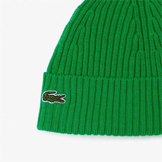 Lacoste Gorro Lana Acanalada Unisex