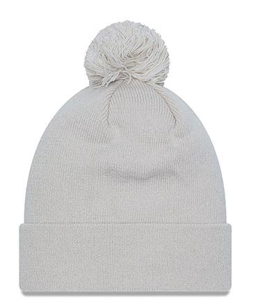 New Era Metallic Pom Beanie