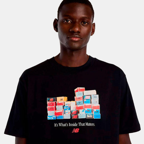 Camiseta New Balance Boxes Para Hombre