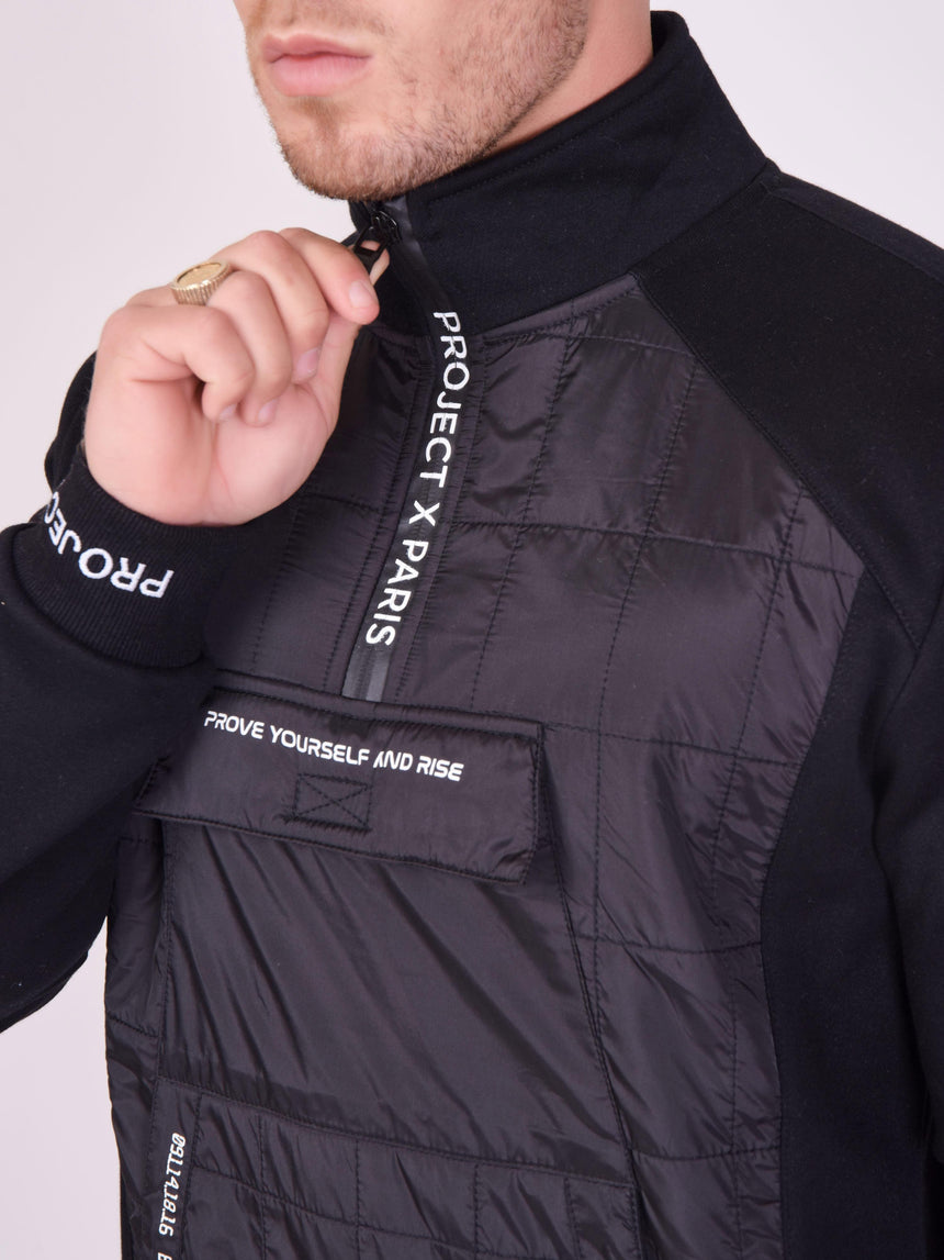Project For Paris Pull Col Haut Matelassage