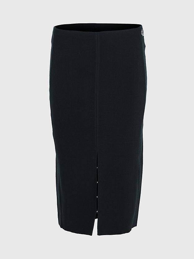 Calvin Klein Hook Y Eye Knitted Skirt