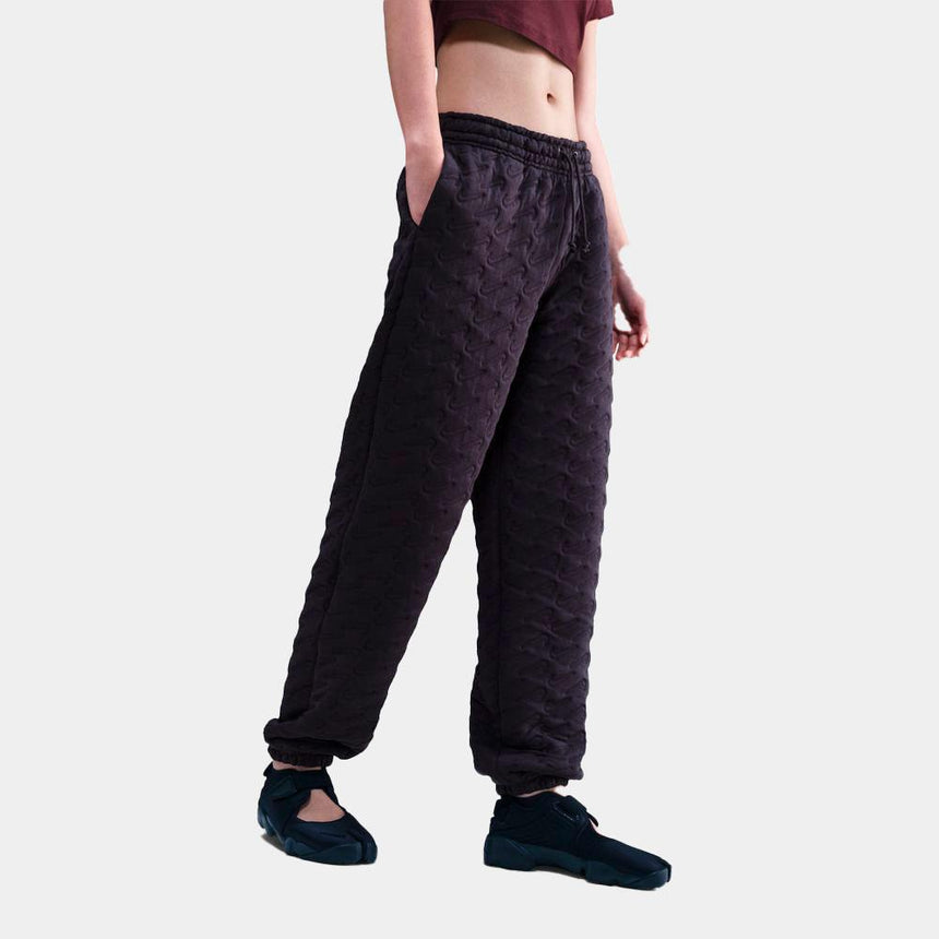 Pantalón Nike Sportswear Phoenix Fleece Oversize De Talle Alto De Jacquard - Mujer