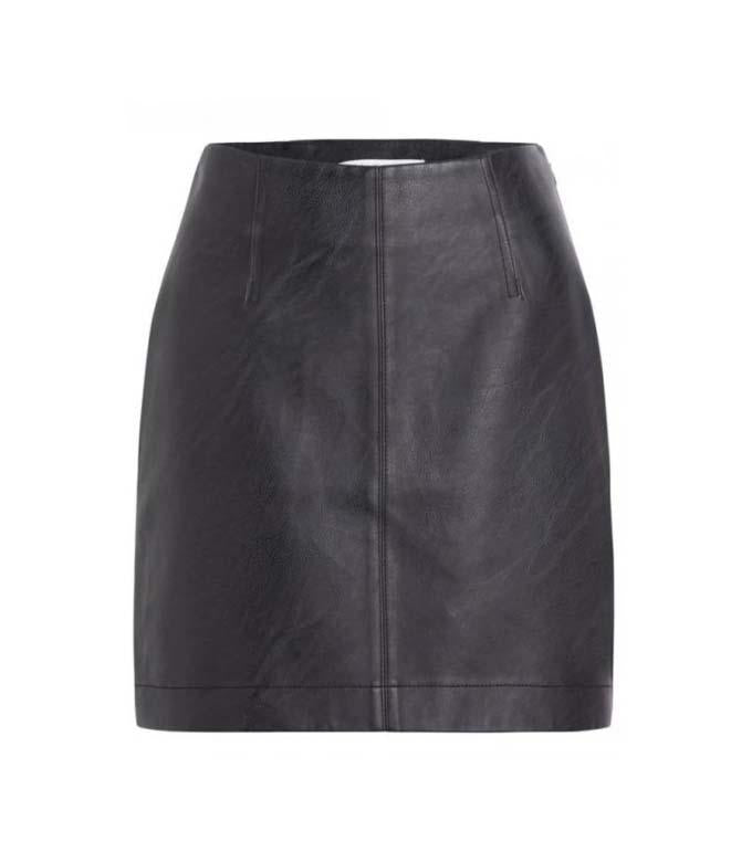 Calvin Klein Faux Leather Skirt