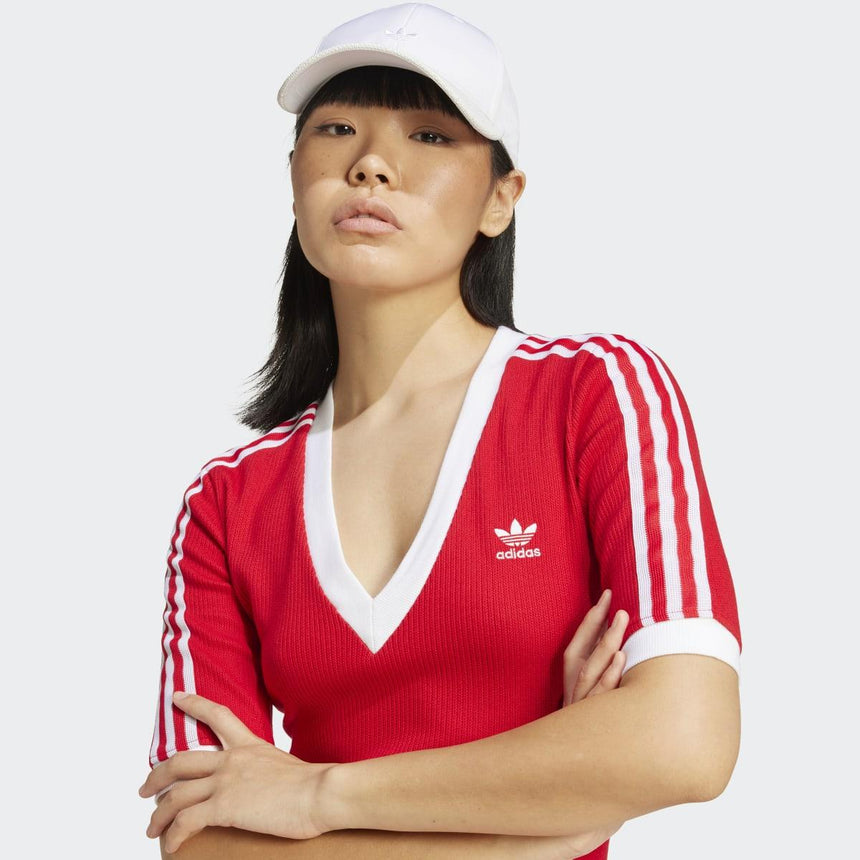 adidas originals winter dress adidas Originals Maxi Dress - Women's - White/Red