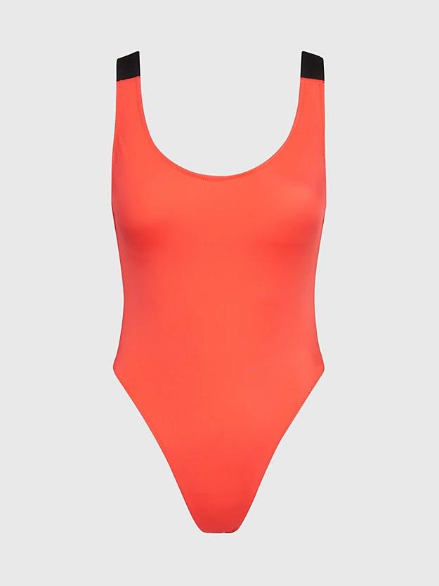 Calvin Klein Scoop Back One Piece