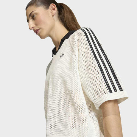 adidas Polo De Punto De Ganchillo