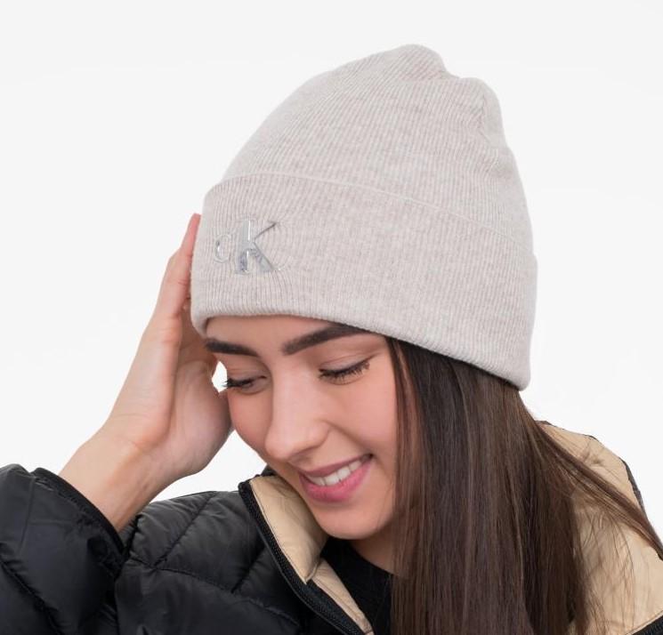 Calvin Klein Minimal Monogram Beanie