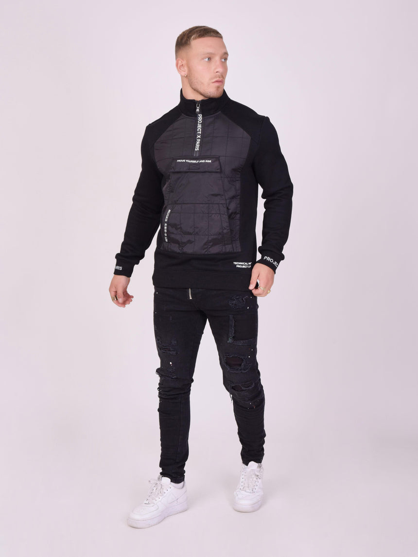 Project For Paris Pull Col Haut Matelassage