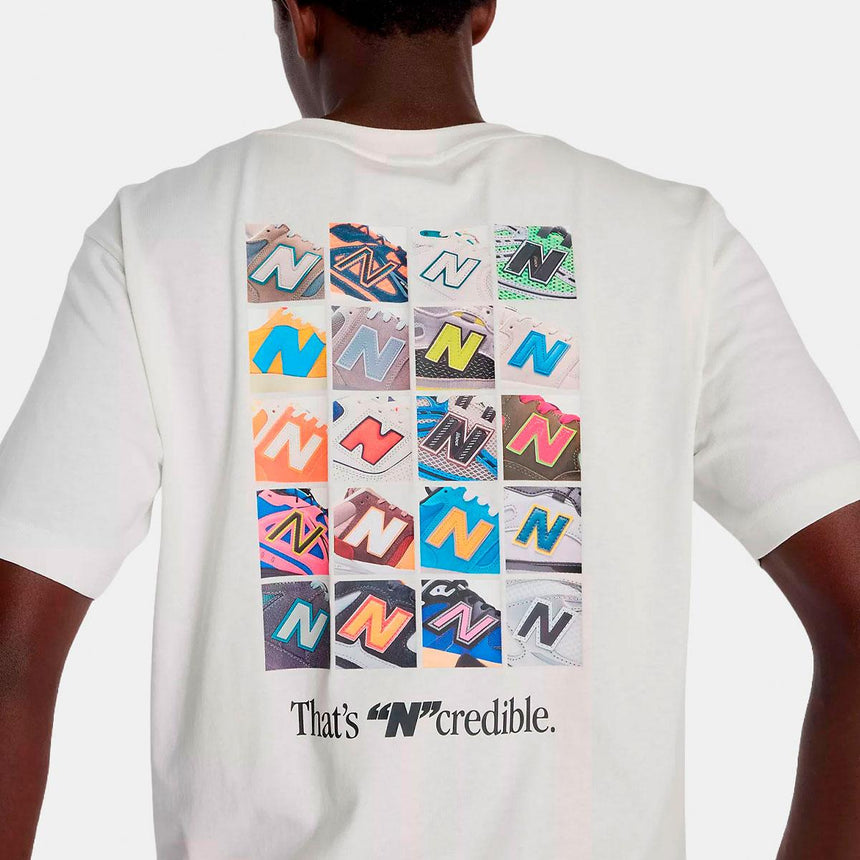 Camiseta New Balance N Collage T-Shirt Para Hombre